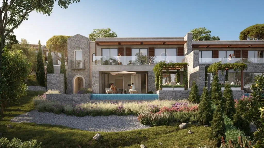 Первые гольф-резиденции в Черногории построят в 2024 году 1 Lustica Bay The Peaks townhouse 1024x576 1