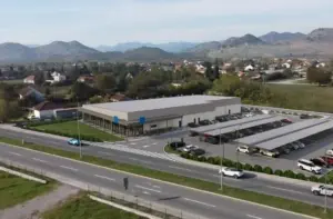 Lidl в Зете: вид сверху