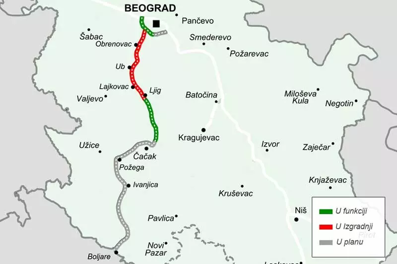 Сербия продолжит строительство дороги в Черногорию