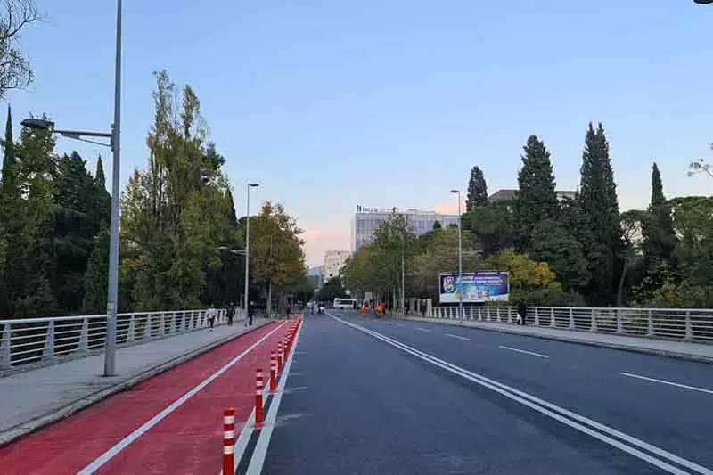 Строительство велосипедных дорожек в Подгорице